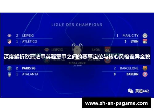 深度解析欧冠法甲英超意甲之间的赛事定位与核心风格差异全貌